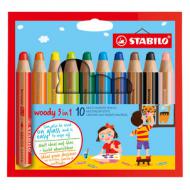 Multitalentstift woody 3 in 1, 10er Kartonetui