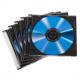 CD-Leerhülle "Slim", transparent/schwarz&nbsp;51269