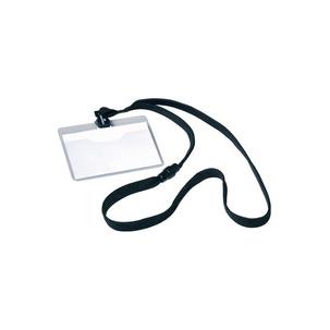 Namensschild mit Textilband, schwarz 8139-07