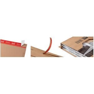 Detailansicht: Selbstklebeverschluss - Aufreißfaden - variable Füllhöhe CP 020.01