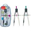 Zirkelkasten Technic Precision, 3-teilig, blau