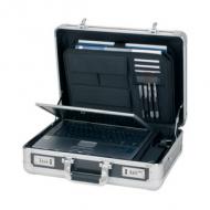 Laptop-Attaché-Koffer "CARBON", offen