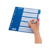 Blanko Kunststoff-Register Standard, beschriften