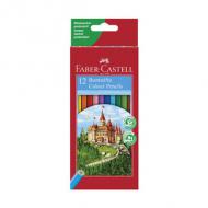 Hexagonal-Buntstifte CASTLE, 12er Kartonetui