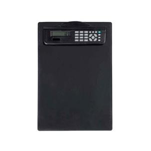 Schreibplatte mit Rechner, Kunststoff, schwarz 23254-90