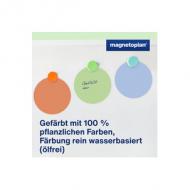 magnetoplan Moderationskarten rund, Durchmesser: 190 mm farbig sortiert in:: rosa, grün, gelb, weiß, blau und orange beinhaltet: 250 Karten (112501810)