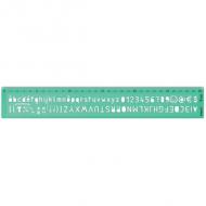 Schriftschablone, Schrifthöhe: 8 mm