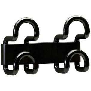 Wandgarderobe FIL, schwarz 100340662