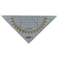Geometriedreieck ohne Griff, Hypotenuse: 160 mm
