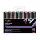 Pigmentmarker POSCA PC-8K METAL, 8er Etui PC8K/8 PF
