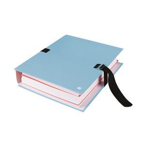 Dokumentenmappe, mit Metallschnalle, hellblau 400081879