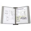 Wandsichttafelsystem BLACKLINE METALLISCH, Sichttafeln: grau