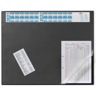 Schreibunterlage mit Jahreskalender, schwarz