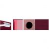 Beschriftungsfeld - Fächerblock - Rosa Löschkarton - Leinen-Einband