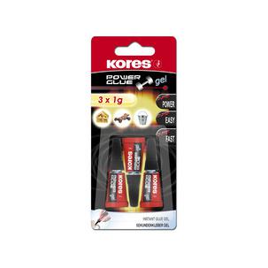 Sekundenkleber "POWERGLUE GEL", 3er Blisterkarte K26342