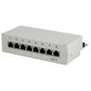 Desktop Patch Panel Kat. 6, lichtgrau
