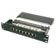 10" Patch Panel, Kat. 5e, ungeschirmt, 8 Port