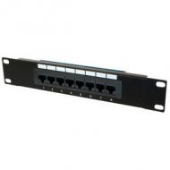 10" Patch Panel, Kat. 5e, geschirmt, 12 Port