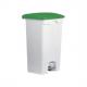 Tret-Abfalleimer "the step", weiß / weiß&nbsp;H2402334