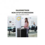 Fellowes Aktenvernichter Powershred 485Ci, Partikel, Schweiz ------------------ für den Markt: CH ----------------------4 x 30 mm, Schnittleistung: 30 - 32 Blatt, Auffangvolumen: 142 Liter, Arbeitsbreite: 405 mm, vernichtet CDs / Kreditkarten / Heft- & Büroklammern, Sicherheitsstufe: P-4 / O-3 / T-4, schwarz / silber, Maße: (B)635 x (T)508 x (H)965 mm  (4699801)