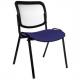 Besucherstuhl "Net Point Visit schwarz", royalblau NZ000 G26