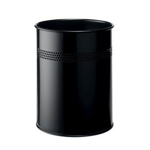 Papierkorb METALL, schwarz 3300-01