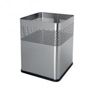 Stahl-Papierkorb "the dot", silber