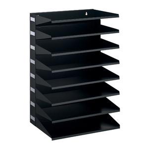 Sortierstationk Business, 8 Fächer, schwarz 3361-10