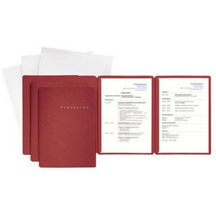 Bewerbungs-Set "Special", rot 22028-01