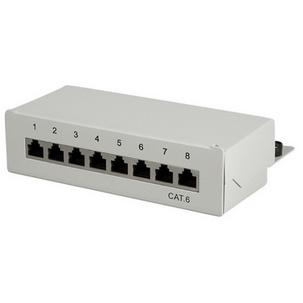 Desktop Patch Panel Kat. 6, lichtgrau NP0017B