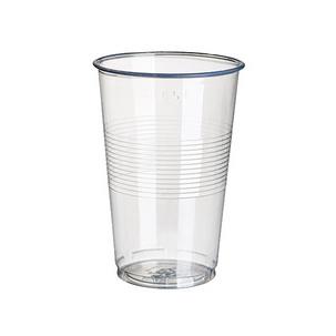 Symbolbild: Kunststoff-Trinkbecher PP, transparent 16117