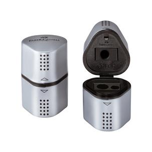 Dreifach-Spitzdose GRIP, silber 183874