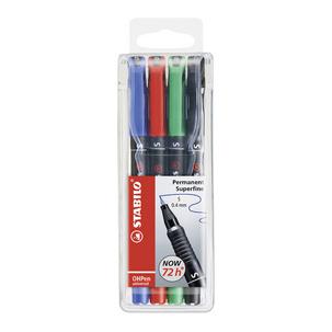 Permanent-Marker OHPen universal, 4er Etui 843/8