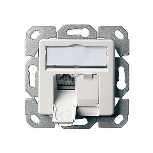 Symbolbild! AMJ45 Anschlussdose Kat. 6A (tief), 2-fach 100000007