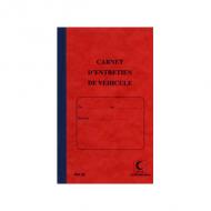 ELVE Carnet dentretien de véhicule, 32 pages reliure piquée, papier 100 g / m2, folioté de 1  13, format: 210 x 130 mm, couverture carte lustrée 5 / 10 me, dos ruban pleine toile noire, assorti en coloris: bleu, rouge, jaune et vert, le choix dune couleur spéciale nest pas possible (28)