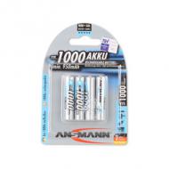 NiMH Micro (AAA) Akkus, 1000 mAH, 4 Stück