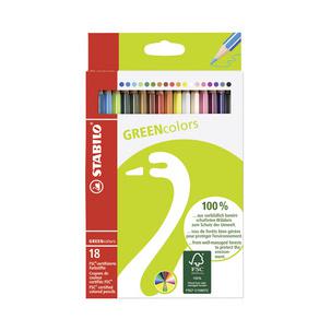 Buntstifte GREENcolors, 18er Etui 6019/2-121