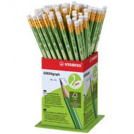 Bleistift GREENgraph, mit Radierer - 60er Display