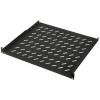 19" Fachboden, Tiefe: 400 mm, schwarz