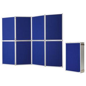 Präsentationswand, blau 1101016