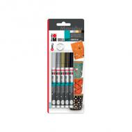 Lackmarker "Brilliant Painter", 5er Blister