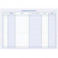 ELVE Manifold "Recettes: auto-entrepreneurs", 40 feuillets ------------------- Pour le Marché: F ---------------------feuillets autocopiants, dupli, 1er feuillet 56 g / m2, 210 x 297 mm, impression recto + index couverture couchée 350 g / m2 (19547)