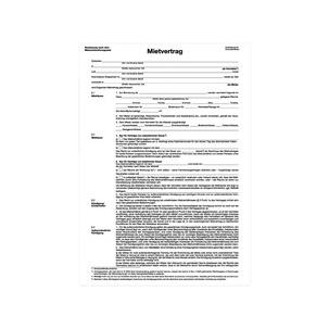 Vordruck - Mietvertrag, für Wohnräume 300010361