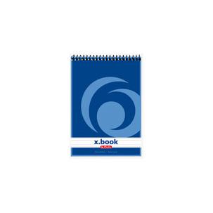 Spiralnotizblock x.book DIN A6, liniert 300002982