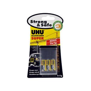 Alleskleber SUPER Strong & Safe MINIS, auf Blisterkarte 44305