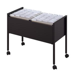 Symbolbild: Hängemappen-Wagen "Economy 100 DUO", schwarz, Lieferung unbestückt 3082-10