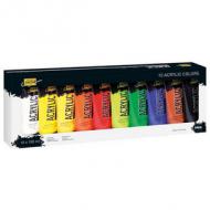 Acrylfarbe SOLO Goya "Acrylic", 10er-Set