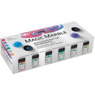 Marmorierfarbe "Magic Marble", Set Metallicfarben