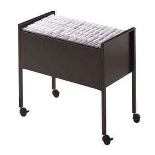 Symbolbild: Hängemappen-Wagen "Economy 80", schwarz, Lieferung unbestückt 3095-23