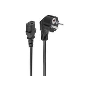 Schutzkontakt - Stromkabel, einseitig abgewinkelt BS60007